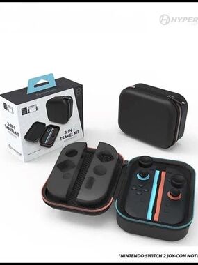 3-in-1 Travel Kit for Nintendo Switch 2 Hyperkin - Joycon 2 Travel Case